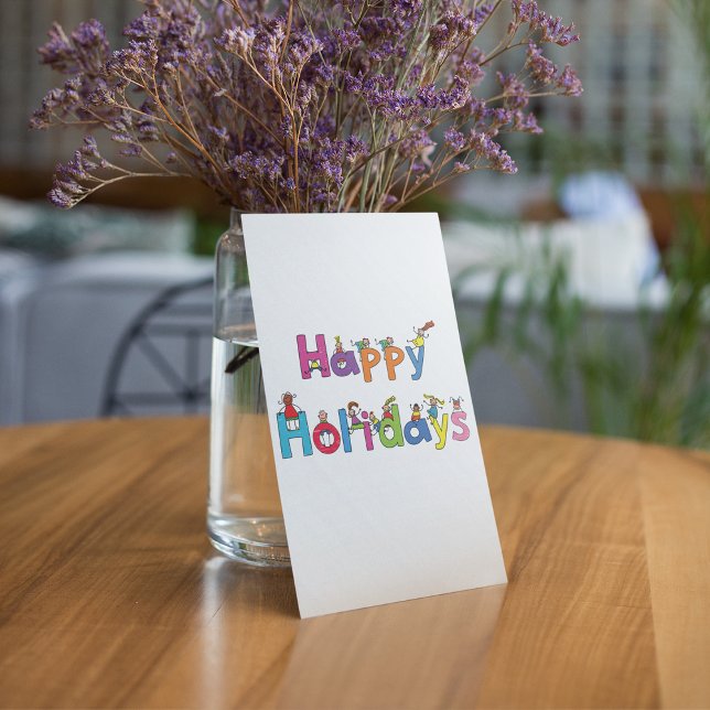 Happy Holidays Children Einladung (Von Creator hochgeladen)