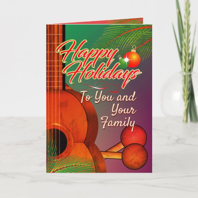 Happy Holidays / Christmas Feiertagskarte (Vorderseite)