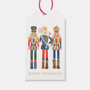 Happy Holidays Christmas Nutcracker Geschenkanhänger