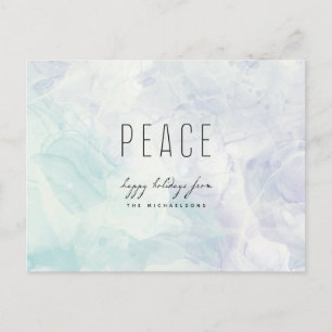 HAPPY HOLIDAYS   Christmas Peace Postcard Postkarte