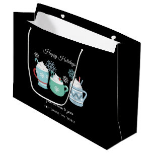 Happy Holidays - Cocoa & Christmas Cheer Große Geschenktüte