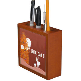 Happy Holidays - Desk Organisator Stifthalter