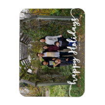 Happy Holidays Family Foto Letting Modern Chic