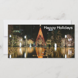 Happy Holidays Feiertagskarte