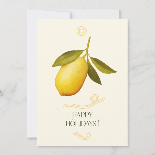 Happy holidays! feiertagskarte (Vorderseite)