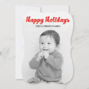 Happy Holidays Feiertagskarte