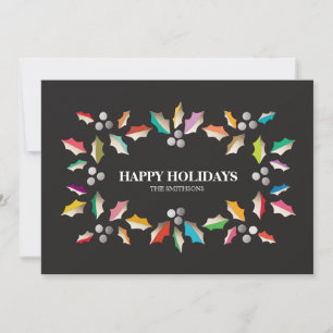 HAPPY HOLIDAYS FEIERTAGSKARTE