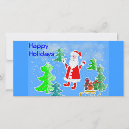 Happy Holidays Feiertagskarte