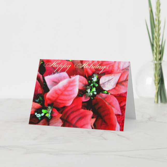 Happy Holidays_ Feiertagskarte (Vorderseite)