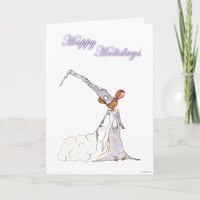 Happy Holidays Feiertagskarte (Vorderseite)