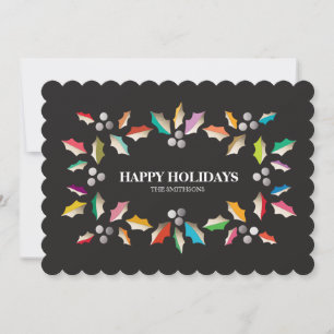 HAPPY HOLIDAYS FEIERTAGSKARTE
