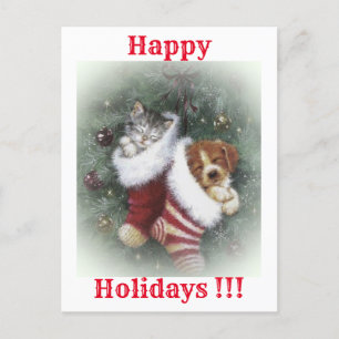 Happy Holidays !! Feiertagspostkarte