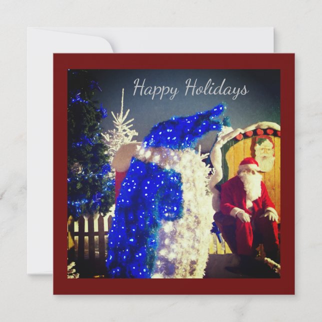 Happy Holidays Flat Card (Vorderseite)