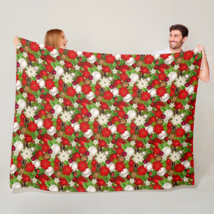 Happy Holidays Fleece Blanket