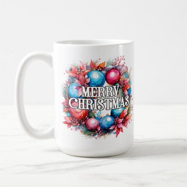 Happy Holidays | Frohe Weihnachten Kaffeetasse (Links)