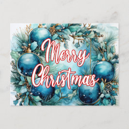 Happy Holidays | Frohe Weihnachten Postkarte