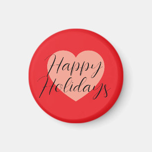 Happy Holidays Frohe Weihnachten Weihnachten Urlau Magnet