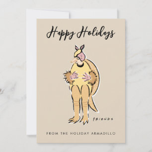 Happy Holidays from Holiday Armadillo Feiertagskarte