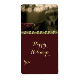 Happy Holidays From Us Label by RoseWrits