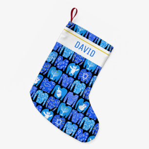 HAPPY HOLIDAYS Funny Ugly Hannukah Sweaters CUSTOM Kleiner Weihnachtsstrumpf