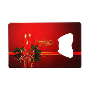 Happy Holidays Geldbeutel Flaschenöffner