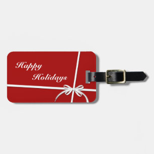 Happy Holidays Gepäckanhänger