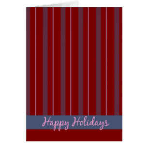 Happy Holidays gestreift