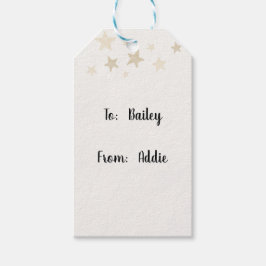 Happy Holidays Gift Tag Geschenkanhänger