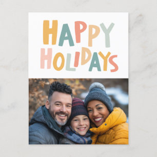 HAPPY HOLIDAYS Handmade Custom FOTO Weihnachten