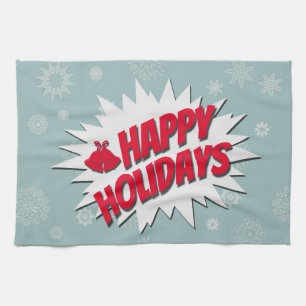 Happy Holidays Handtuch