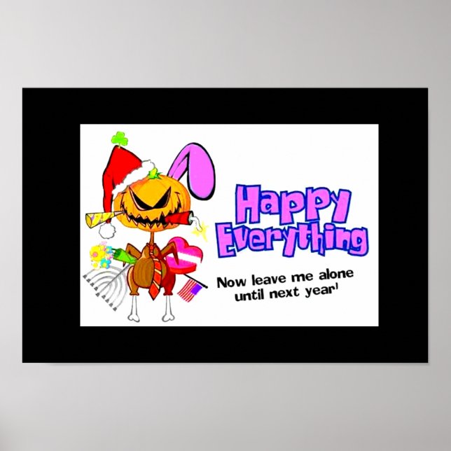 Happy Holidays-Happy Alles Gute zum Erfolg Poster (Vorne)