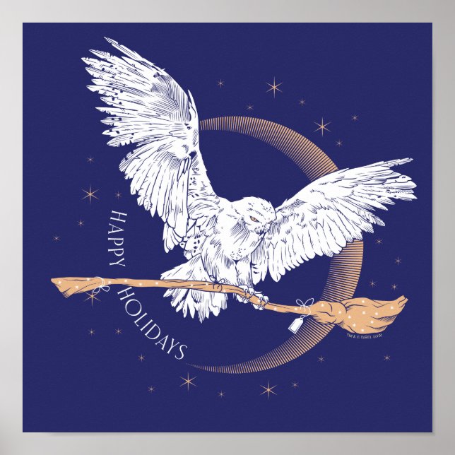 Happy Holidays Hedwig Delivery Poster (Vorne)