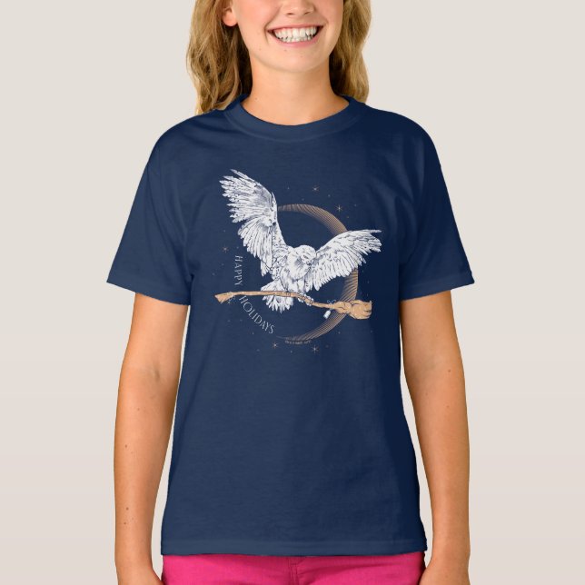 Happy Holidays Hedwig Delivery T-Shirt (Vorderseite)