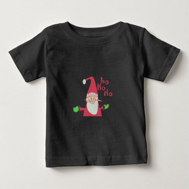 Happy Holidays Ho Ho Ho Frohe Weihnachten.png Baby T-shirt (Vorderseite)