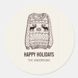 Happy Holidays Holiday Essentials Sticker