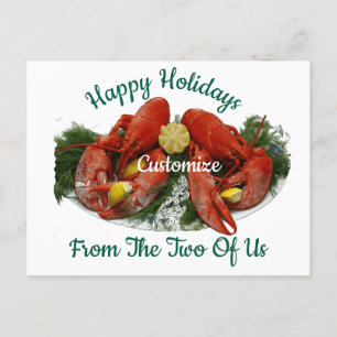 Happy Holidays Hummer Dinner Thunder_Cove Postkarte