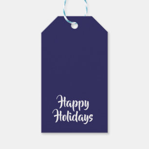 Happy Holidays Indigo Blue #26235C Geschenkanhänger