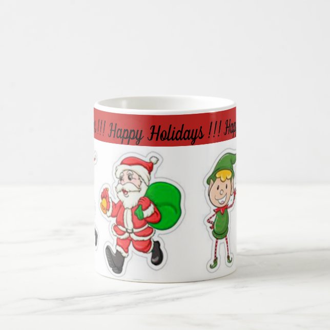 Happy Holidays Kaffeetasse (Mittel)