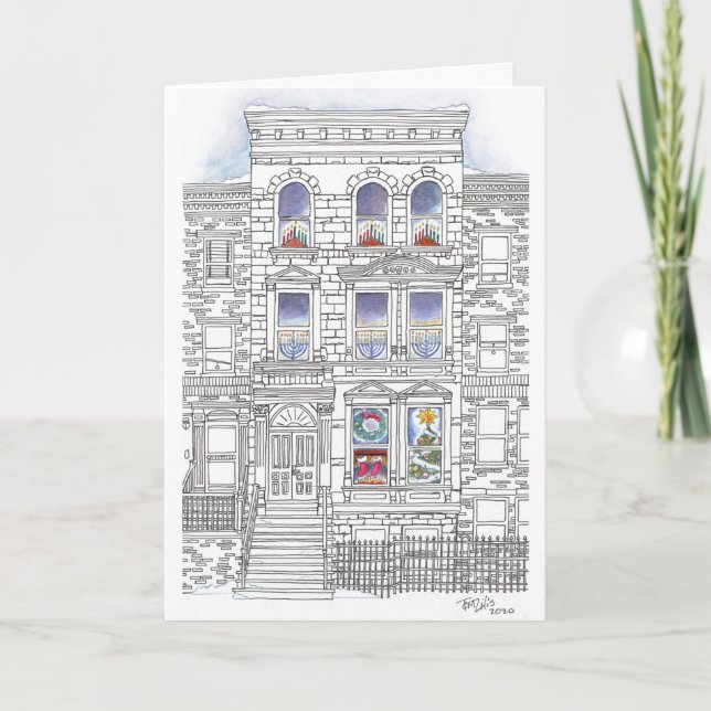 Happy Holidays Karte (Vorderseite)