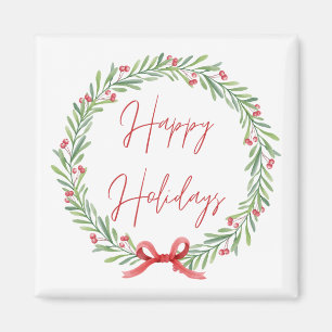 Happy Holidays Magnet