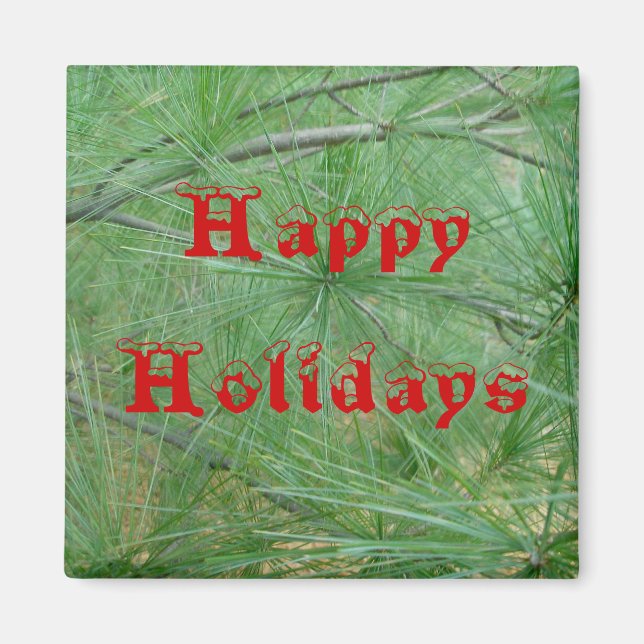 Happy Holidays Magnet (Vorne)