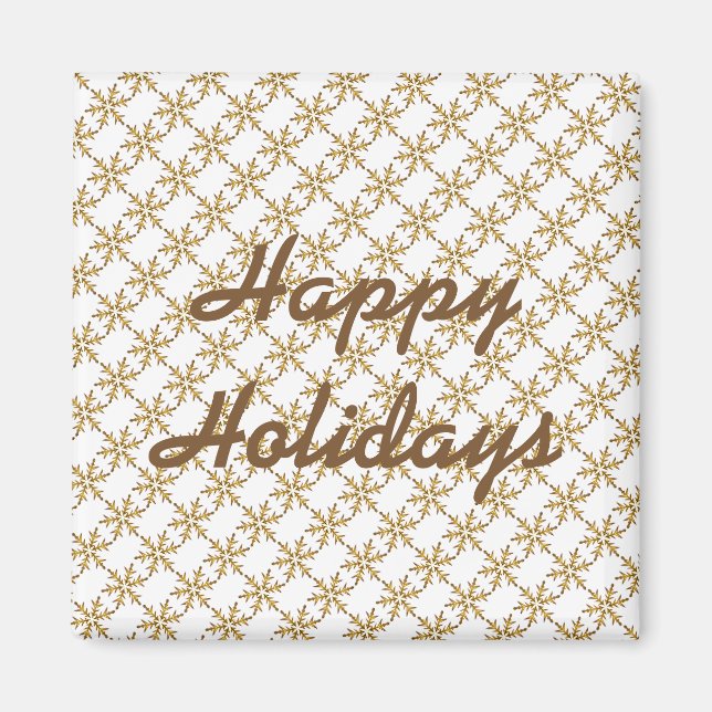 Happy Holidays Magnet (Vorne)