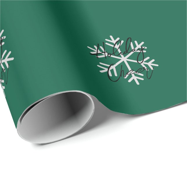 Happy Holidays Merry Christmas New Year Geschenkpapier (Rolleneckpunkt)