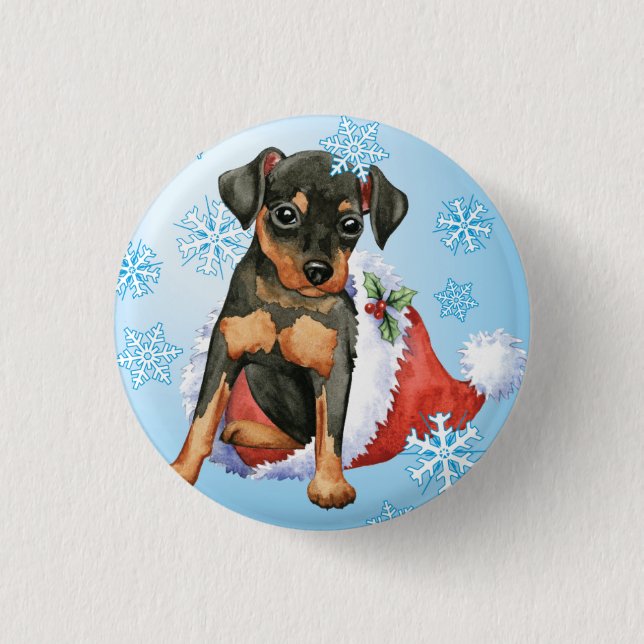 Happy Holidays Min Button (Vorderseite)