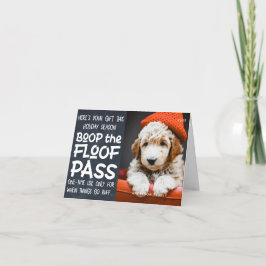 Happy Holidays Modern Funny Pet Custom Foto Feiertagskarte