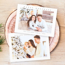 Happy Holidays Modernes Minimales Foto