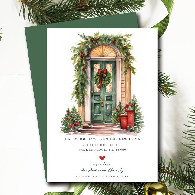 Happy Holidays Neue Zuhause Moving Ankündigung (Von Creator hochgeladen)