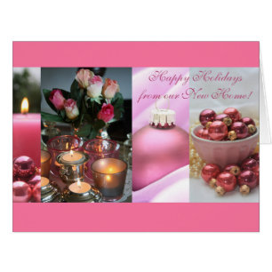 Happy Holidays - New Address Christmas Card