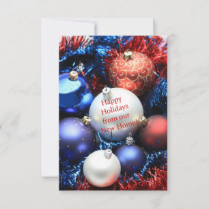 Happy Holidays - New Address Christmas Card Einladung