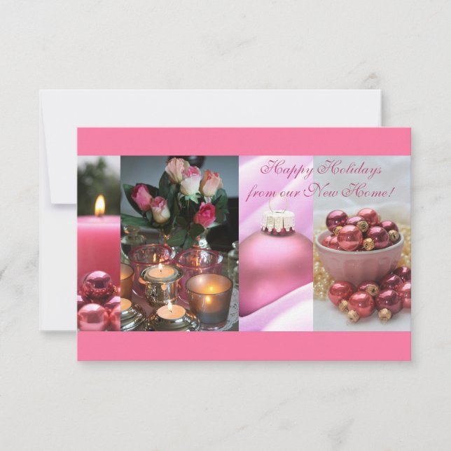 Happy Holidays - New Address Christmas Card Einladung (Vorderseite)